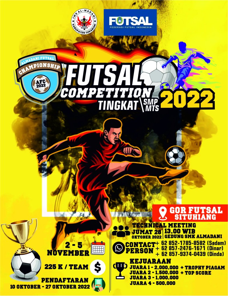 ALMADANI FUTSAL COMPETITION 2022